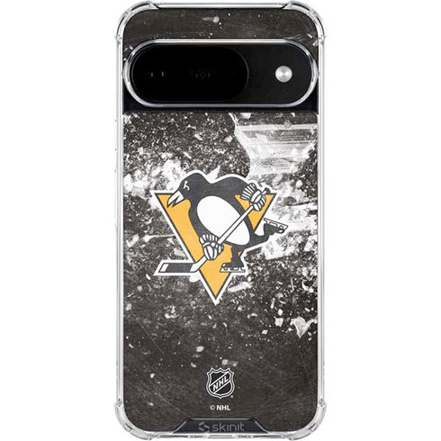 NHL Pittsburgh Penguins Frozen Google Pixel 10 Clear Case